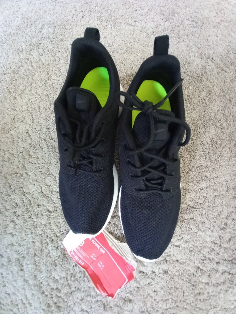 Nike Roshe One Anthracite Black Sneakers Mens Size 8